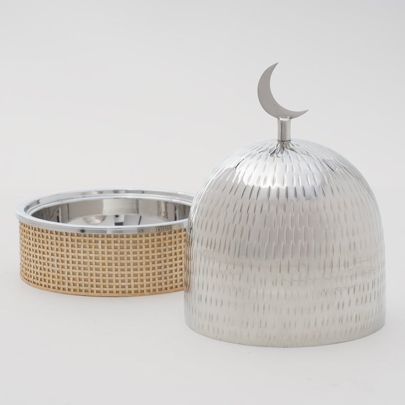 La Mesa وعاء تقديم الطعام متوسط الحجم فضي - Image 2